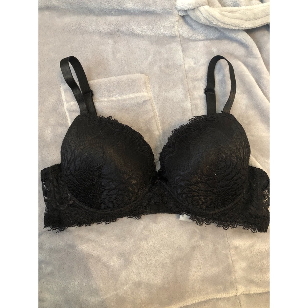 2 for 10 Sophie B Black Lace Bra 36C